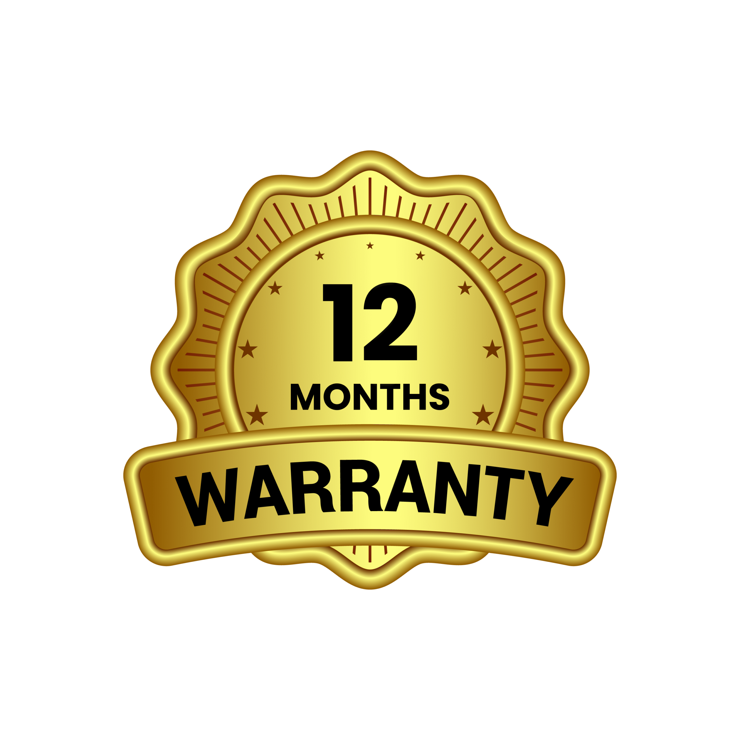 12 Months Warranty